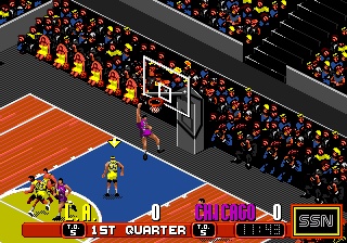 David Robinson's Supreme Court screenshot 5 for Sega Genesis